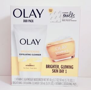 Olay Regenerist Vitamin C Brightening Exfoliating Cleanser + Moisturizer